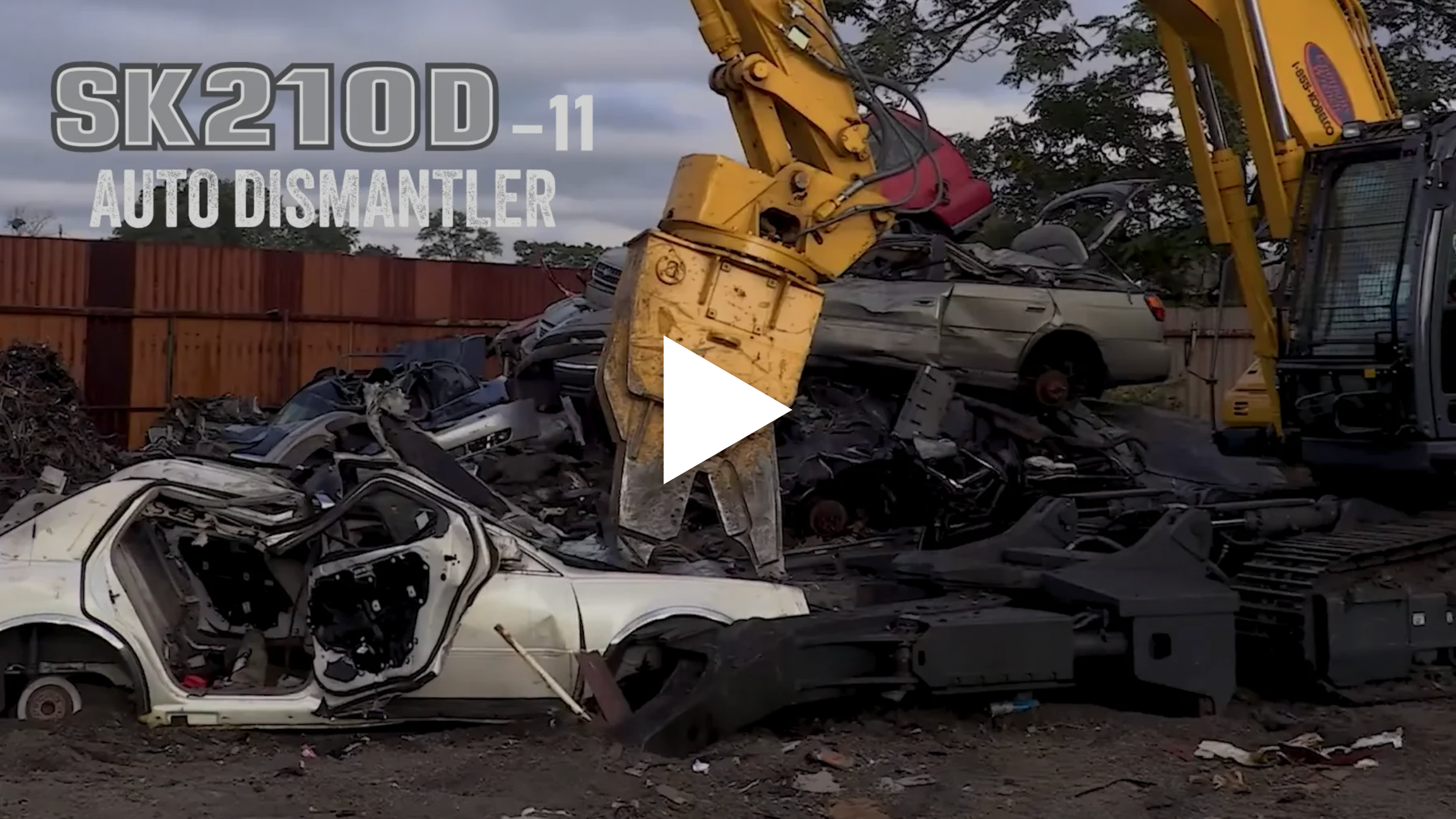 Car Demolition Excavator | SK210D-11 | KOBELCO USA